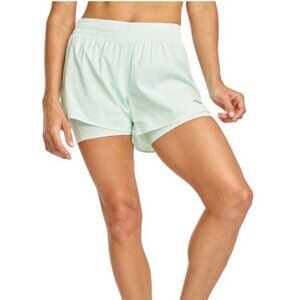 Saucony Women's Rerun 4" 2-in-1 Run Short - Opal Blue - Size Medium (M)